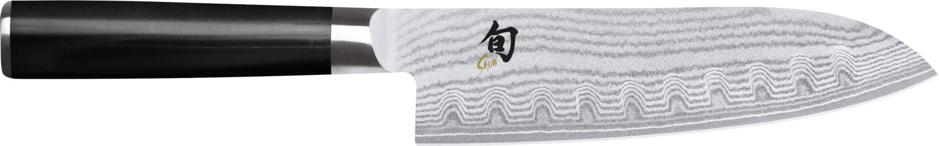 Shun Classic Santoku mit Kullenschliff 18cm